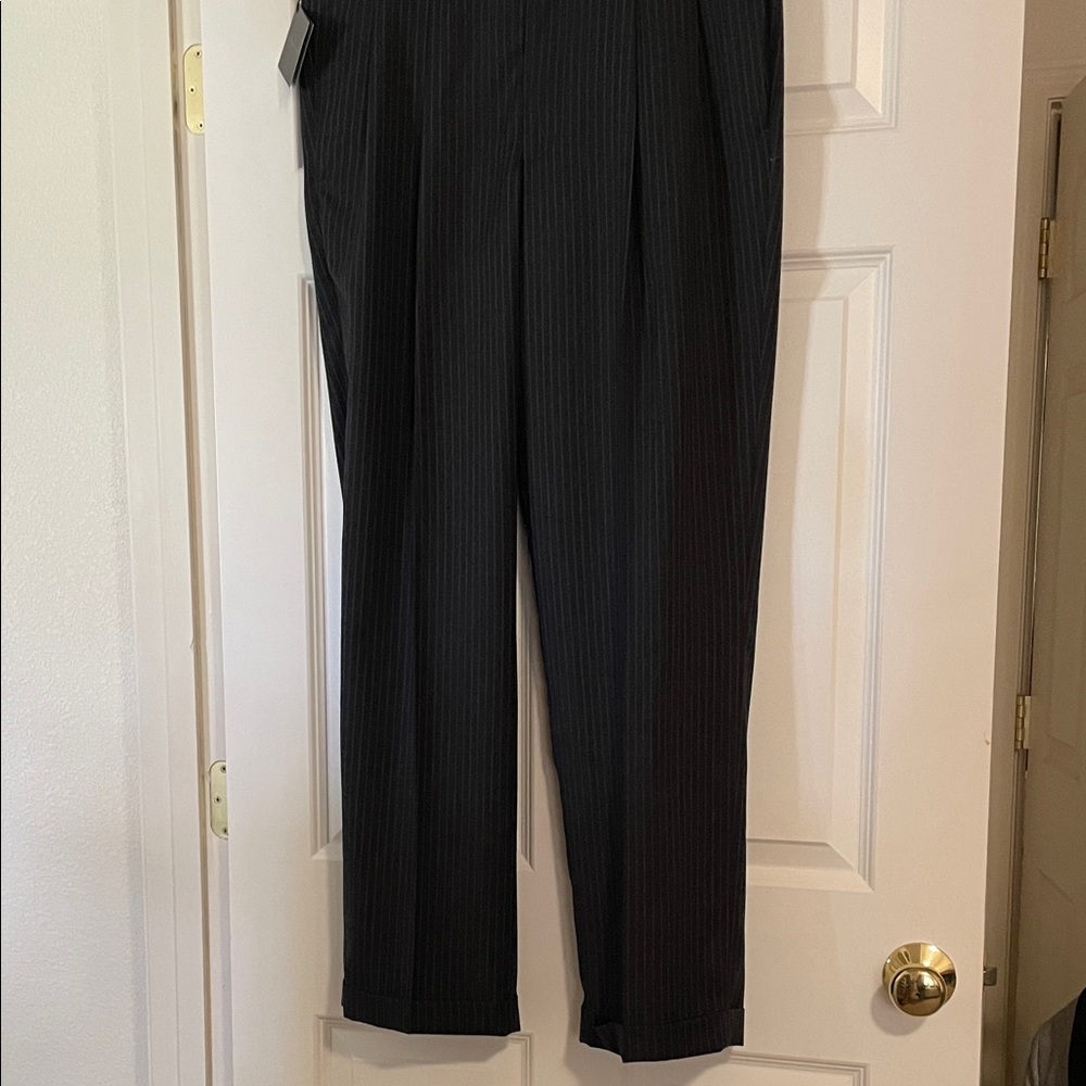 Ferrari Men's Dark Pinstripe Trousers